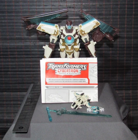 Transformers Cybertron VECTOR PRIME SAFEGUARD 100% Complete VOYAGER Cover