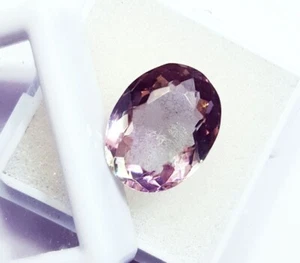 7.75 Ct Brazilian Color changing Quartz Certified Loose Gemstone With Free Gift - Picture 1 of 6