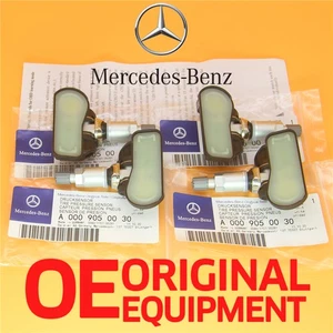 Brand New 4 PCS Tire Pressure Monitoring Sensors A0009050030 TPMS for Benz C300 - Picture 1 of 14