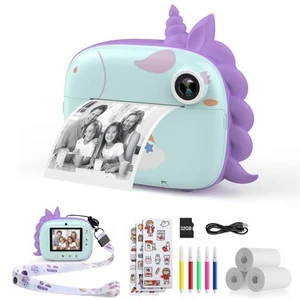 Kids Camera Instant Print, Selfie Digital Camera for Kids with Print Paper & ... - Picture 1 of 7