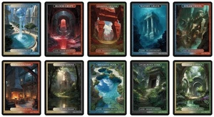 Shock Lands complete Set  Givememana Tokens Series 2 Magic the Gathering MTG - Picture 1 of 12