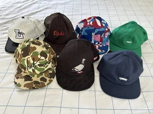 Lots Of Hats Strapback Fitted Mesh Trucker Huf Staple Nike Coors Lakai Obey - Picture 1 of 6