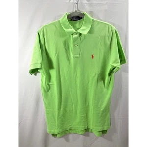 Polo Ralph Lauren Mens Size Small Green Short Sleeve Green Polo Shirt - Picture 1 of 6