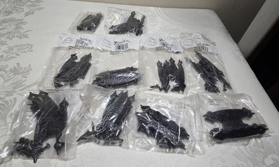 Amerock лот из 10 пар лопатчатый наконечник колониальный черный H петли BP3406-CB винтажный. - Изображение 1 из 4