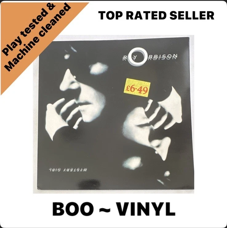 Roy Orbison Mystery Girl Vinyl LP Record 1989 Virgin V2576 + Lyric Inner EX / EX - Image 1 of 4