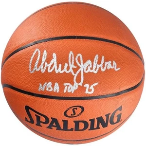 Kareem Abdul Jabbar Hand Autographed NBA Basketball Lakers "NBA TOP 75" Fanatics - Picture 1 of 2