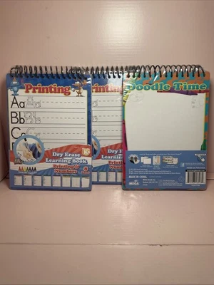 家庭教育套装3K干擦打印数字学习书籍使用蜡笔 — 第 1/4 张图片