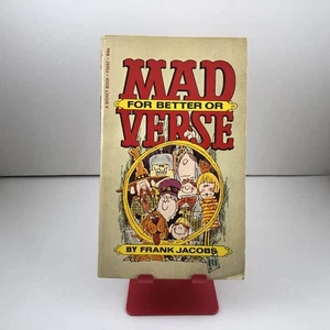 MAD FOR BETTER OR VERSE : Vintage Mad Magazine Paper Back Pocket Book - Picture 1 of 3