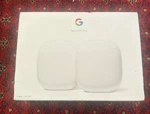 Google Nest Wifi Pro Wi-Fi 6E Router Mesh System 2-Pack - Picture 1 of 3