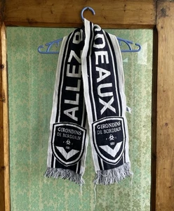 Vintage Girondins de Bordeaux FC Football Soccer Scarf Allez Bordeaux - Picture 1 of 8