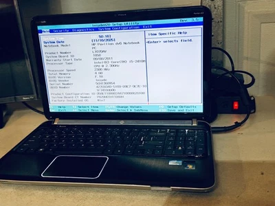 Portátil HP Pavilion DV6 con Beats 15.6" - Intel i5 2410m - 4GB RAM - PARA REPUESTOS/REPARACIÓN Foto 1 de 4