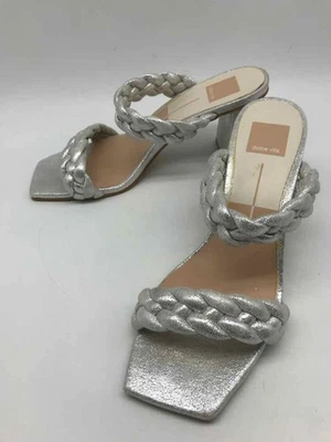 Pre-Owned Dolce Vita Silver Size 9 Slide Heels - Image 1 of 4