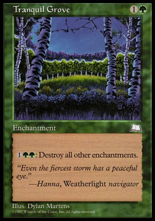 Tranquil Grove - Light Play MTG Weatherlight - Image 1 of 1
