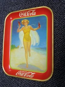 1937 Coca-Cola Tray, Running Girl, Spectacular Condition - Picture 1 of 5
