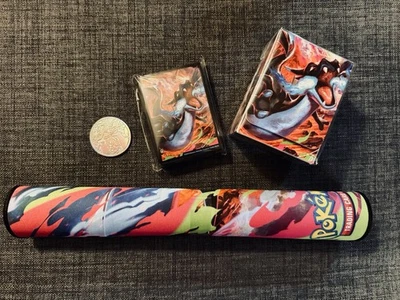 Pokemon Mega Charizard X ex Ultra-Premium Collection Box ACCESSORIES ONLY - Image 1 of 4