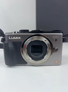 Panasonic LUMIX DMC-GX1 16.0MP Digital Camera Silver Body Teted Works【Very Good】 - Picture 1 of 11