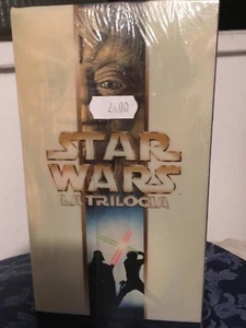 25/02 STAR WARS LA TRILOGIA SIGILLATA DA COLLEZIONE VIDEOCASSETTE - Foto 1 di 4