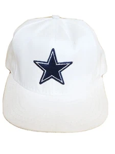 De Colección Dallas Cowboys AID Snapback Sombrero Gorra EE. UU. Blanco Azul Logotipo de la NFL ¡LEE! - Imagen 1 de 9
