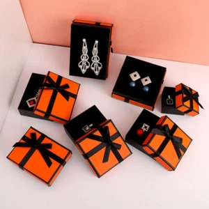 Caja de regalo Pendientes Collar Pulsera Contenedor Joyería Embalaje Joyería Cajas - Imagen 1 de 14