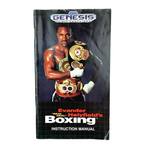 1992 Genesis Evander Holyfield's Boxing Manuale di istruzioni - Foto 1 di 6