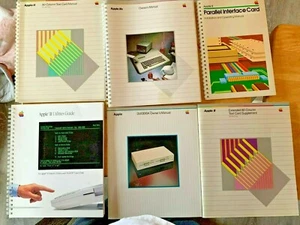 1985 Apple 11 and 11e Lot of 6 Manuals, Disk - Picture 1 of 10