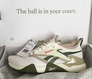Reebok Nano Court X Recess Sneaker Unisex Men Sz 7 Women's 8.5 Beige Pickleball - Picture 1 of 9