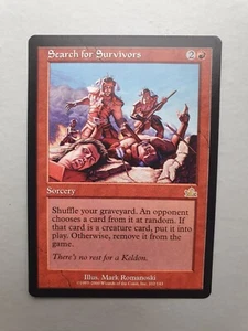 Search for Survivors, MTG Prophecy (2000) Rare Red Sorcery NM - Picture 1 of 2