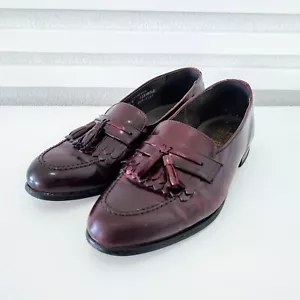 Mocassino Stafford da uomo Wingtip nappa comfort più abito in pelle 10 D/B #012 - Foto 1 di 12