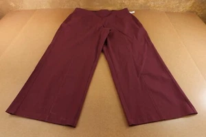 Old Navy Womens Size 2X Raisin High-Waisted Pull-On Pixie Wide-Leg Pants NWT - Picture 1 of 10