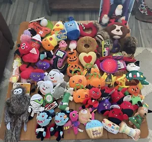 Plush Dog Toys Size Small Lot Of 56 - Picture 1 of 8