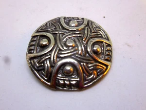 VINTAGE SCOTTISH STERLING SILVER CELTIC DESIGN BROOCH#99 - Picture 1 of 5