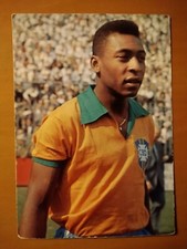 Pele, collectible image from the ARAL FOOTBALL ALBUM 1966 WM, unglued⚽