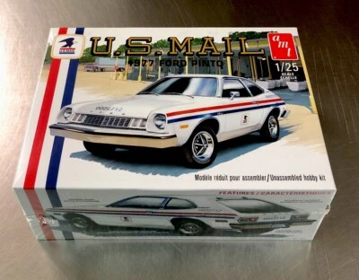 AMT  1977 FORD PINTO U.S. MAIL PONY POWER 1/25 SCALE MODEL KIT AMT1350M/12 - Image 1 of 4