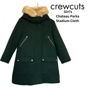 Crewcuts (J.Crew) Girl’s Size16 Chateau Parka in Wool Blend Stadium Cloth - Picture 1 of 15