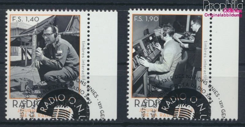 ONU - Ginebra 805-806 (edición completa) bien usado/cancelado 2013 UN Rad (10073530 Foto 1 de 1