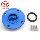 For GSXR600 1997 – 2003 CNC Keyless Fuel Gas Cap Cover Tank 2002 2001 2000 1999