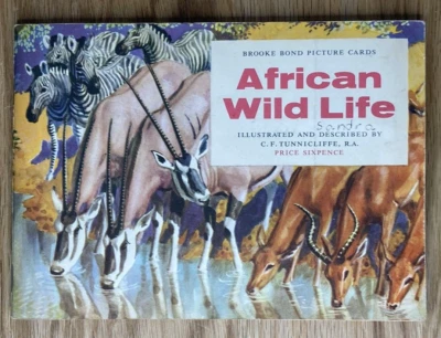 Brooke Bond Picture Cards, African Wildlife, Complete Set In Official Album - Image 1 of 4