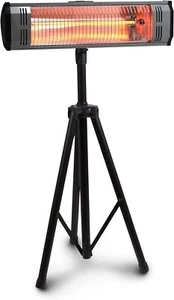 HS-1500-TT Infrared, 7 ft Cord, Tripod + Heater, Black - Picture 1 of 6