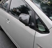 Chrome Side Mirrors Mirror Cover Trim for Toyota 2003-2010 VIOS 2007-2011 Yaris