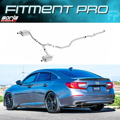 Escape Borla 140786 tipo S Catback para Honda Accord Sport/Touring 18-22 1,5/2,0 Foto 1 de 4