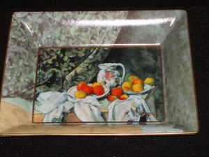 GOEBEL Artis Orbis PAUL CEZANNE Decorative Tray Dish 7.5" x 6 1/8" GERMANY - Picture 1 of 4