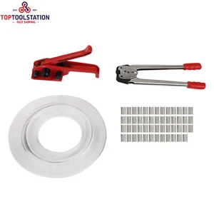 Banding Strapping Kit Packaging Strapping Tool Plastic Packaging Corner Rotating - Picture 1 of 10