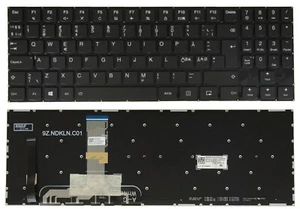 NORDIC Keyboard for Lenovo Legion Y720 Y720-15IKB QWERTY LED BACKLIT RGB - Picture 1 of 3