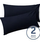 Blum Tal Pillow cases - Box of 2 Dark Ocean Blue - 45cm x 135 cm New And Boxed