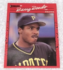 1990 DONRUSS - BARRY BONDS Pittsburgh Pirates Outfield #126 - ERROR Card