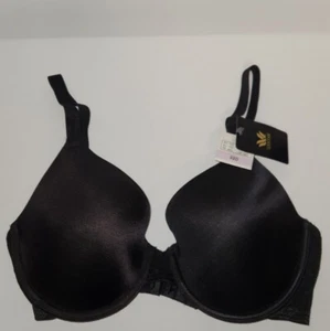NEU Wacoal 853340 Bügel-Kontur-BH Netzoptik 32D schwarz #B118 - Bild 1 von 2