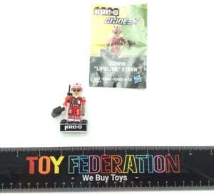 KRE-O GI Joe LIFELINE Kreo Kreon Minifigure & Instructions - Picture 1 of 3
