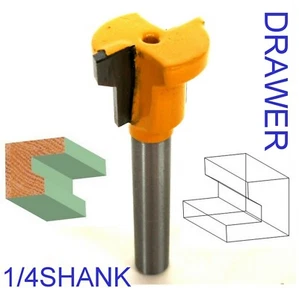 1 pc 1/4" Shank Drawer Lock Joint Making Router Bit S - Picture 1 of 12