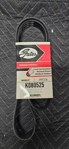 Serpentine Belt-Premium OE Micro-V Belt Gates K080525 - Picture 1 of 1