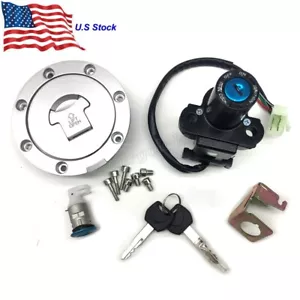 Ignition Switch Fuel Gas Cap Seat Lock Fit Honda CBR929RR/954RR CBR1100XX VFR800 - Picture 1 of 12